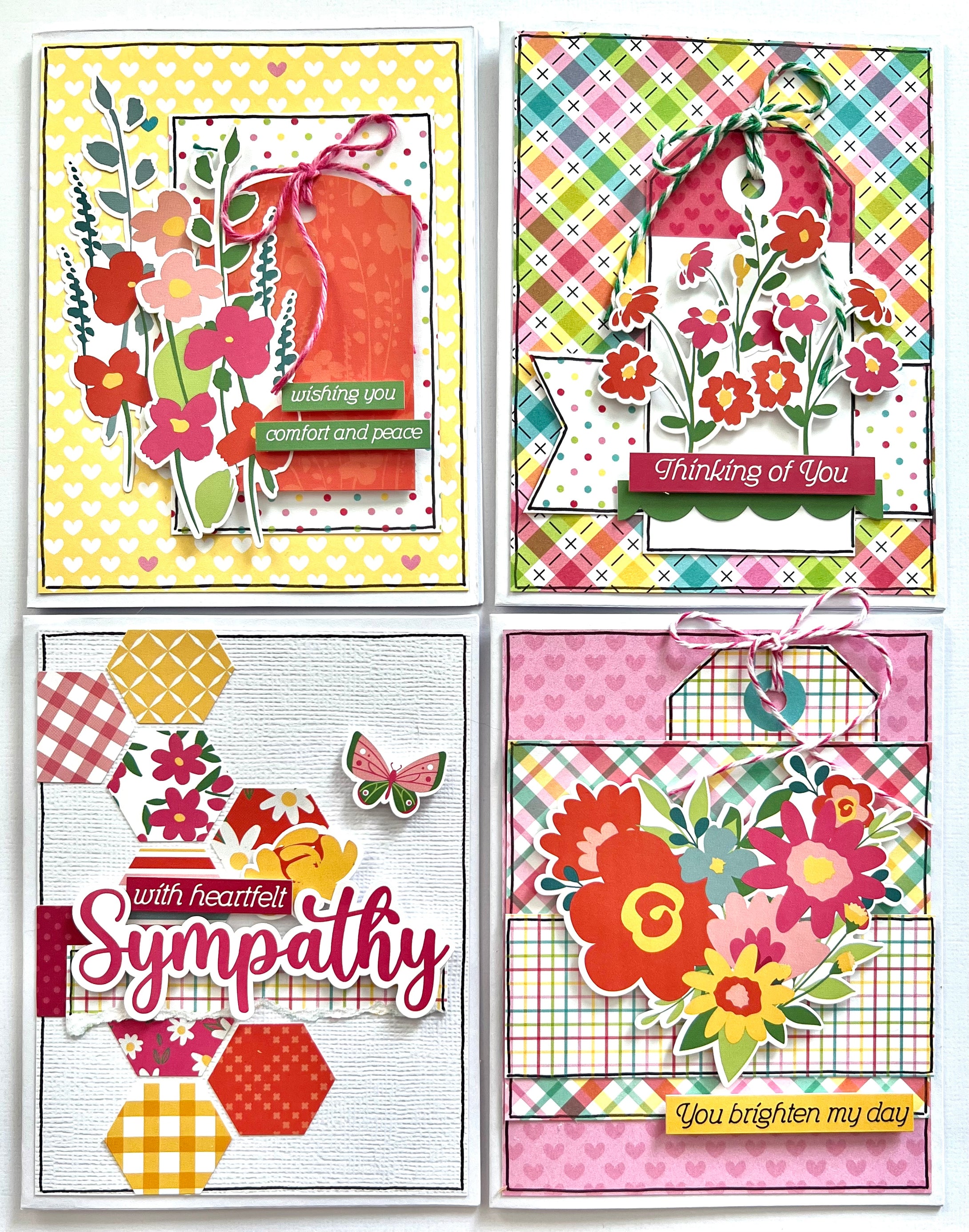 FLORAL SYMPATHY CARDS 1